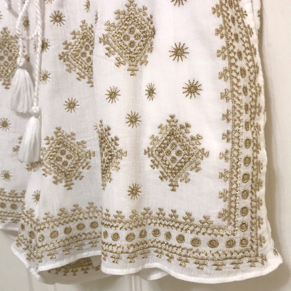 J. Crew Gold Embroidered Shorts - Picture 9 of 15